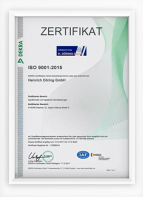 EWG Verordnung ISO 9001:2015